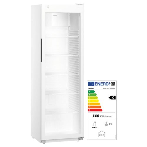 Liebherr MRFvc 4011 típusú, kereskedelmi, üvegajtós hűtőszekrény