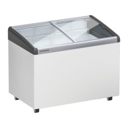   Liebherr EFI 2853 típusú, ipari, kereskedelmi fagyasztóláda, domború üvegtetős, LED világítás